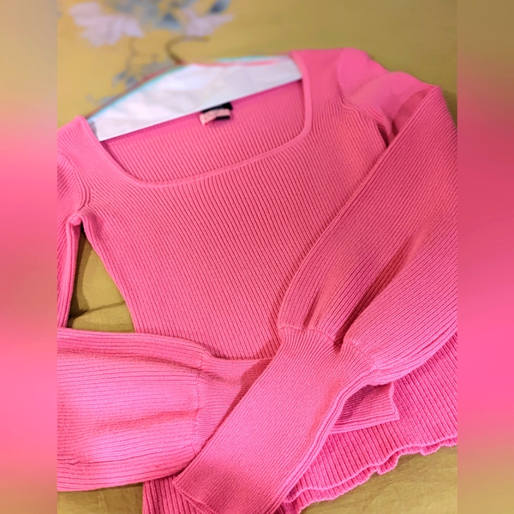 Bar III XXS Pink sweater